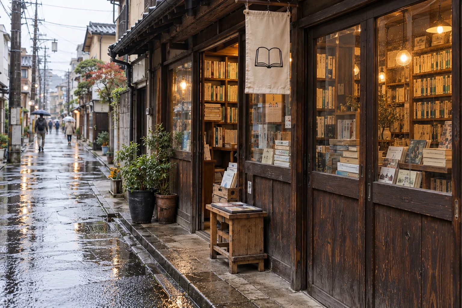 Kyoto sotto la pioggia